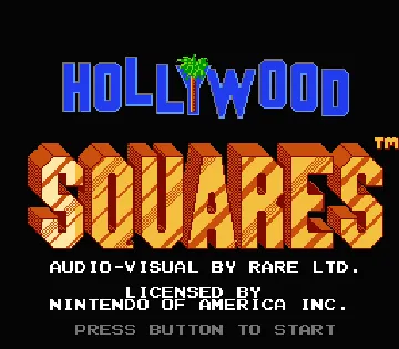 Hollywood Squares (USA) screen shot title